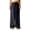 Navy, variant on YIFUNIN Women's Loose Wide Leg Cotton Linen Pants with Drawstring, Pocketless Casual Trousers for Relaxed Fit, Breathable Natural Fabric,Black L