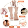 thumbnail image 6 of Selizo 5 Pairs Moisturizing Gel Heel Socks Open Toe Socks for Dry Hard Cracked Heels, 5 Colors, 6 of 10
