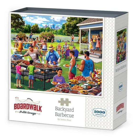 Backyard Barbecue - 1000 Piece Boardwalk Jigsaw Puzzle