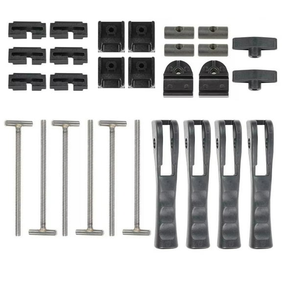 For Hard/Soft Folding Tonneau Cover Rear Clamps 4Pcs Universal Replace Parts