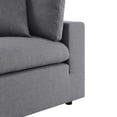 thumbnail image 5 of Lounge Sofa Middle Chair, Sunbrella, Grey Gray, Fabric, Modern Contemporary, Outdoor Patio Balcony Cafe Bistro Garden Furniture Hotel Hospitality, 5 of 8