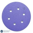thumbnail image 5 of Benchmark Abrasives 6" Premium Ceramic 6 Holes Film Backed Hook and Loop Discs (50Pack) - 1000 Grit, 5 of 5