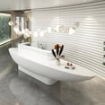 thumbnail image 2 of High-end Front desk Reception counter Cashier Modern special Shaped Creative fiberglass bar counter company receiption desk My Lux Decor Round, 2 of 9