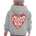 thumbnail image 2 of Mepaouo Baby Cute Pullover Lightweight Hoodie Sweatshirt Kids Boys Girls Long Sleeve Blouse Tops Grey 4-5 Years, 2 of 4