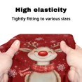 thumbnail image 7 of HELLHERO Waterproof Rollator Walker Seat Covers Seat Back Covers Dust Cover Streets Easy to Install for Indoor Outdoor,Reindeer Snowflakes, 7 of 7