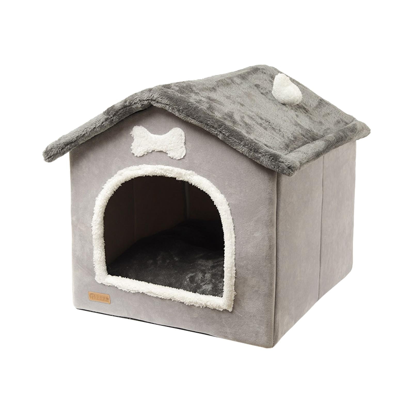 Cute Dog Bed House Dog Kennel Warm Shelter Anti Slip Dog Sleeping Bed