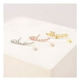 thumbnail image 5 of Anavia Personalized Sterling Silver Name Earring - Dainty Name Earring - Personalized Jewelry - Bridesmaid Gift for Her, 5 of 10