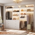 thumbnail image 5 of Homieasy 23.6" Closet System with Wooden Drawers, White, 5 of 7