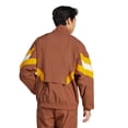 thumbnail image 3 of Men's adidas Originals  Brown D.C. United Culturewear Collection Full-Zip Track Jacket, 3 of 6