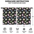 thumbnail image 2 of Blackout Kids Curtains,Neon Controllers Games Icons Black Pattern Childrens Insulated Curtains Set Of 2,Bedroom Essentials,Toddler Room Decor 52"x63", 2 of 5