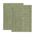 thumbnail image 2 of Superior Nora Cotton Absorbent Thick Terry Bathmat Set of 2, Forest Green, 2 of 10