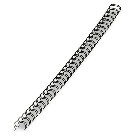 Fellowes Mfg Co. 5255201 0.31 in. Diameter 50 Sheet Capacity Wire Bindings - Black (25/Pack)