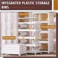 thumbnail image 2 of 3-Tier Stackable Plastic Storage Bins - 67QT Stackable Storage Bins - Closet Organization and Storage, Suitable for Bedroom, Organization and Storage Boxes for Study, 2 of 6
