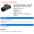 thumbnail image 2 of Rear Left Wheel Cylinder - Compatible with 1984, 1997 - 2001 Ford F-150 1998 1999 2000, 2 of 2