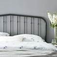 thumbnail image 7 of Headboard, Queen Size, Metal, Black, Modern Contemporary Urban Design, Bedroom Master Guest Suite, 7 of 7