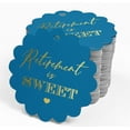 thumbnail image 4 of Inkdotpot Gold Foil Paper Hang Tags Retirement Is Sweet Text Favor Tags 50 Pieces, 4 of 6