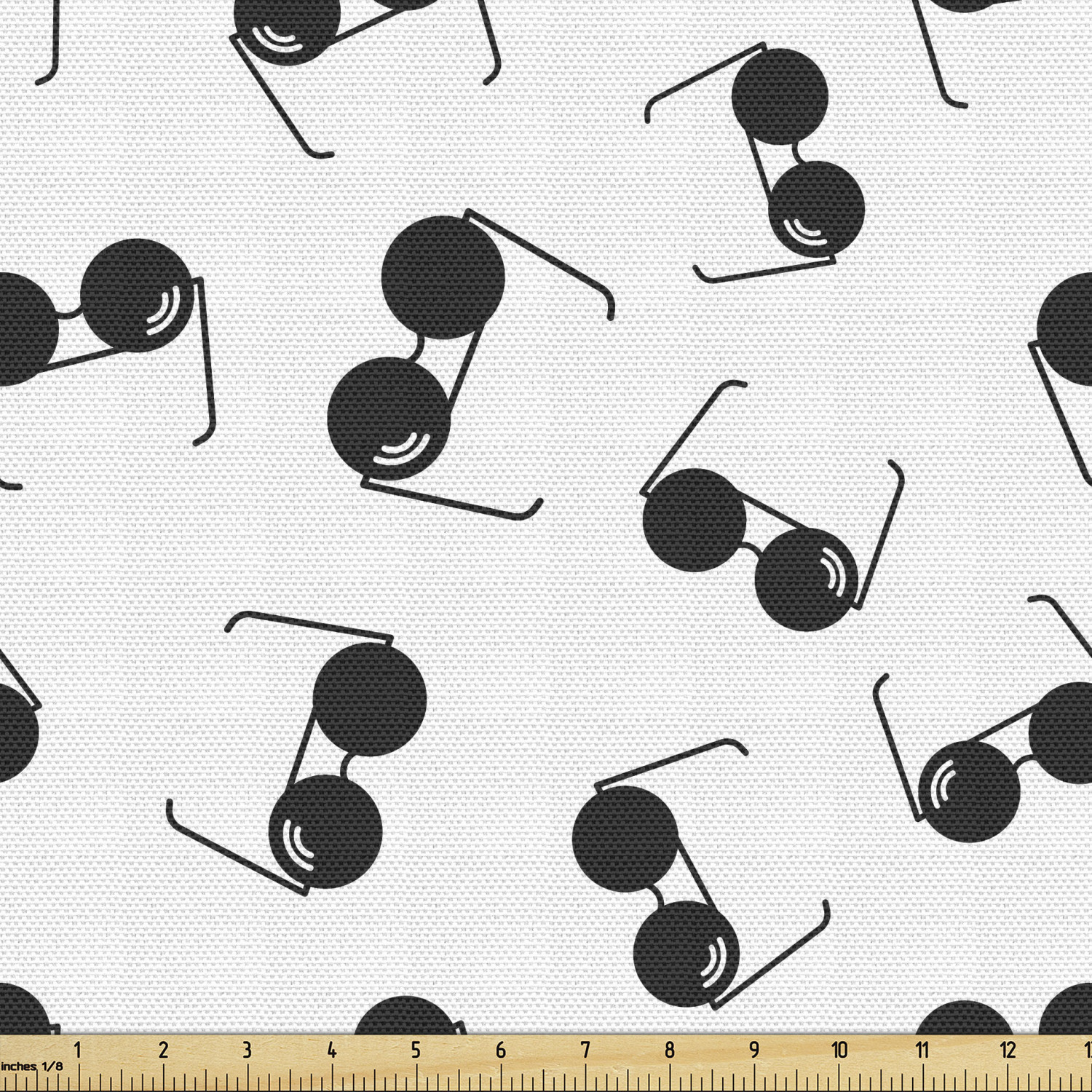 Sunglasses Fabric by the Yard, Holiday Time Fun Beach Element