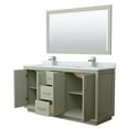 thumbnail image 3 of Wyndham Collection Wcf1111-66D-Nat-M58 Icon 66" Free Standing Double Basin Vanity Set -, 3 of 7