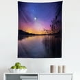 thumbnail image 1 of Starry Sky Tapestry, Ombre Colored Night of Milky Way Deep Ombre Colored Night Print, Fabric Wall Hanging Decor for Bedroom Living Room Dorm, 5 Sizes, Apricot and Dark Lavender, by Ambesonne, 1 of 1