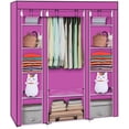 thumbnail image 1 of Ropero Rack Closet Armable Practiksa Guarda Ropa Color Rosa, 1 of 2