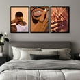 thumbnail image 3 of African American Canvas Wall Art Black Man Trend Wall Decor Pictures Fashion African Posters Prints for Bedroom Living Room Bathroom Office Home Decoration Prepare（Only canvas）, 3 of 6