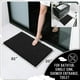 thumbnail image 2 of Alfombra de baño Yimobra, antideslizante, lavable, 80 x 50 cm, absorbente, color negro, 2 of 7