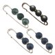 thumbnail image 1 of Broches duraderos, prendedores de solapa, clips para bufandas y suéteres, broches decorativos de moda. Verde Gris Azul, 1 of 9