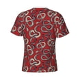 thumbnail image 6 of Vsdgher Snake Print Men's Dry Fit Mesh Athletic Shirts Moisture Wicking Tennis T-Shirt Tops, 6 of 9