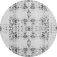 thumbnail image 1 of Ahgly Company Indoor Round Solid Gray Modern Area Rugs, 3' Round, 1 of 1