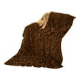 thumbnail image 2 of Weighted Blankets,UKELER Leopard Throw Blanket 50'''' 480 GSM Double Blankets And Throws For Bed Sofa Travel And Camping Cozy Plush Blanket Print Blank, 2 of 9