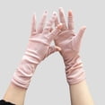 thumbnail image 2 of COMVALUE Women’s Summer Sun Protection Driving Gloves Non-slip Touchscreen Sunblock Mid-Length Gloves for Cycling Riding (Light Pink, One Size), 2 of 4