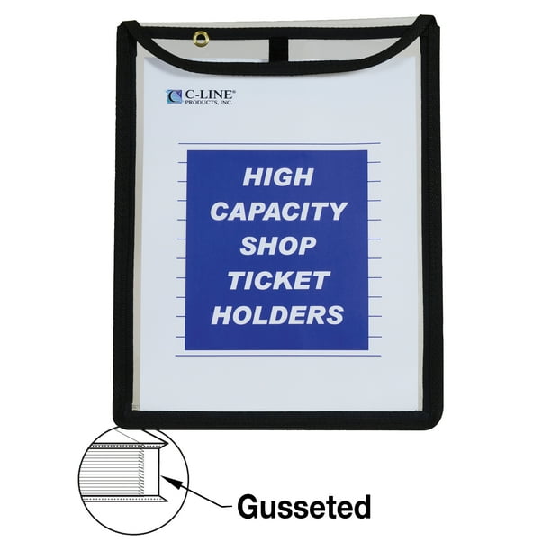 CLine Shop Ticket Holders, Clear, 15 Count