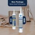 thumbnail image 5 of GE Siliconized Acrylic Painters Pro Sealant Seal & Paint, Pack of 1, White 10 fl oz Cartridge, 5 of 22