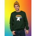 thumbnail image 2 of Live With Pride Polar Bear. Sweatshirt Men -Smartprints Designs, Male Small, 2 of 4