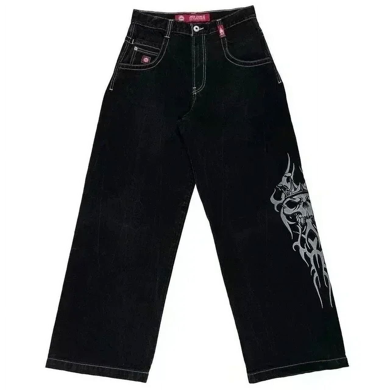 JNCO Jeans Y2K Womens Harajuku Retro Hip Hop Embroidery JNCO Jeans Y2K Womens Harajuku Retro Hip Hop Embroidery