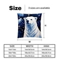 thumbnail image 5 of Polar Bear Chair Pillow Covers Set of 2 Throw Pillow Decorative Pillows Velvet with Unique Patterns for Various Occasions - Available in 16x16, 18x18, and 20x20 Inches, 5 of 6