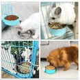 thumbnail image 3 of Juego de cuencos de comida para mascotas Tfwadmx Crate para perros y gatos de acero inoxidable, 2 unidades, 3 of 7