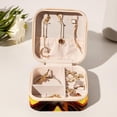 thumbnail image 6 of Halloween Travel Portable Square Jewelry Box Organizer for Girls and Women with Ring Earring Necklace Bracelet Storage Display Case Holder, 6 of 6
