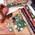 thumbnail image 3 of 10 pcs Christmas Wrapping Paper Roll,Reindeer jumping around Merry Christmas Holiday Gift Wrap for Kids Family Friends, Winter Holiday, 3 of 5