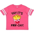 thumbnail image 3 of Inktastic Yay Its Fry Day with Cute French Fries Boys or Girls Toddler T-Shirt, 3 of 5