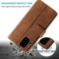 thumbnail image 5 of Wallet Case for Samsung Galaxy S9, Retro 9 Card Holder Slots Zipper Pocket Handbag Case PU Leather Magnetic Closure Kickstand with Wrist Strap TPU Shockproof Flip Case - Wine Red, 5 of 16