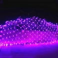 thumbnail image 2 of LINLIN Solar Net String Lights, 3m*2m 200LED Net Lights with 8 Modes Backyard Patio Net Light for Window Wall Sweetheart Table Background Camping Beach (Green), 2 of 9