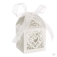 thumbnail image 1 of 150pcs Cajas de regalos de dulces Ahueca hacia fuera Gloria Favores de Despedida de soltera Bolsas de caramelo para bodas, 1 of 8