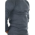 thumbnail image 7 of ToBeInStyle Men's Medium Weight Long Sleeve Waffle Knit Classic Thermal Shirt, 7 of 7