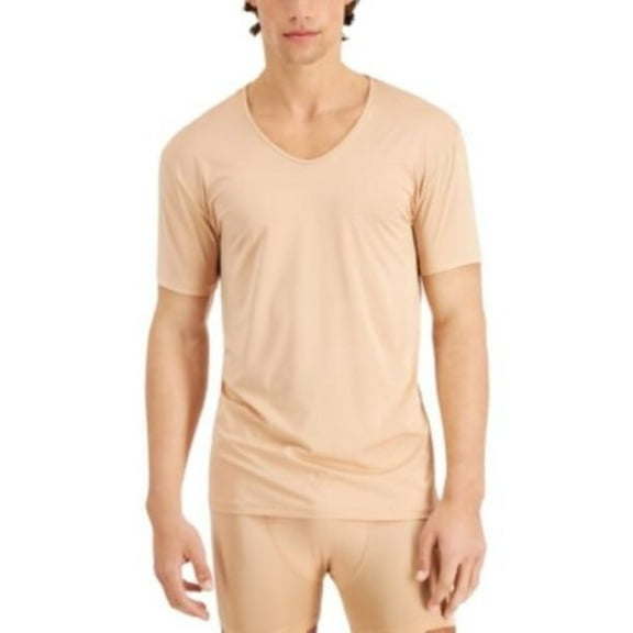 Alfani Mens Air Mesh V-Neck T-Shirt Fair XL