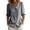 Black, variant on MORESEC Women Striped 3/4 Sleeve Button Down Blouse Collared Casual Loose Top for Summer Vacation Office Work Tee Shirts Travel Fashion Clothes, Dark Blue M