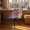 thumbnail image 3 of Whosucclay Boho Mandala Flower Print Swivel Accent Chair Covers Thick Dining Chair Cover Washable Swivel Arm Chair Protector Stretch Office Desk Chair Sliopcover for Dressing Table, 3 of 7