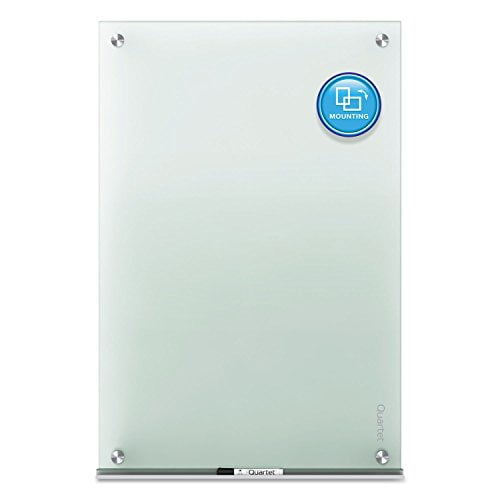 Quartet® Infinity™ Glass Dry-Erase Board, Frosted (Non-Magnetic), 3′ x 2′