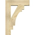 thumbnail image 4 of Ekena Millwork 4"W x 18"D x 26"H Merced Block Rough Sawn Bracket, Douglas Fir, 4 of 25