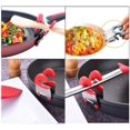 thumbnail image 3 of Outils de Cuisine, Clip Latéral en Acier Inoxydable, Porte-Outil de Cuisine Résistant aux Brûlures, 3pcs, 3 of 5